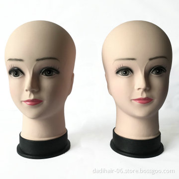 China wholesale wig display female makeup mannequin head without hair